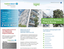 Tablet Screenshot of haboclean.de